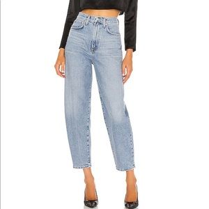 AGOLDE balloon ultra high rise curved taper